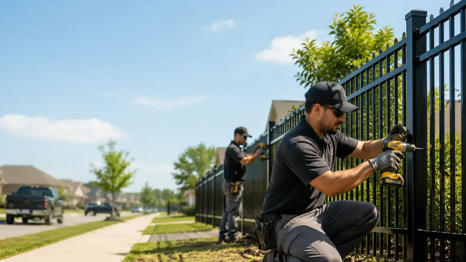 Metal Fence Installation in Allen, TX